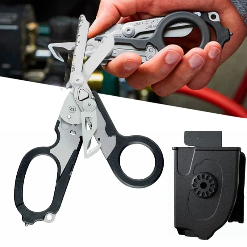 Multifunction Leatherman Raptors First Aid Tactical Folding Scissors Outdoor Survival Tool Combination Tactical Scissors