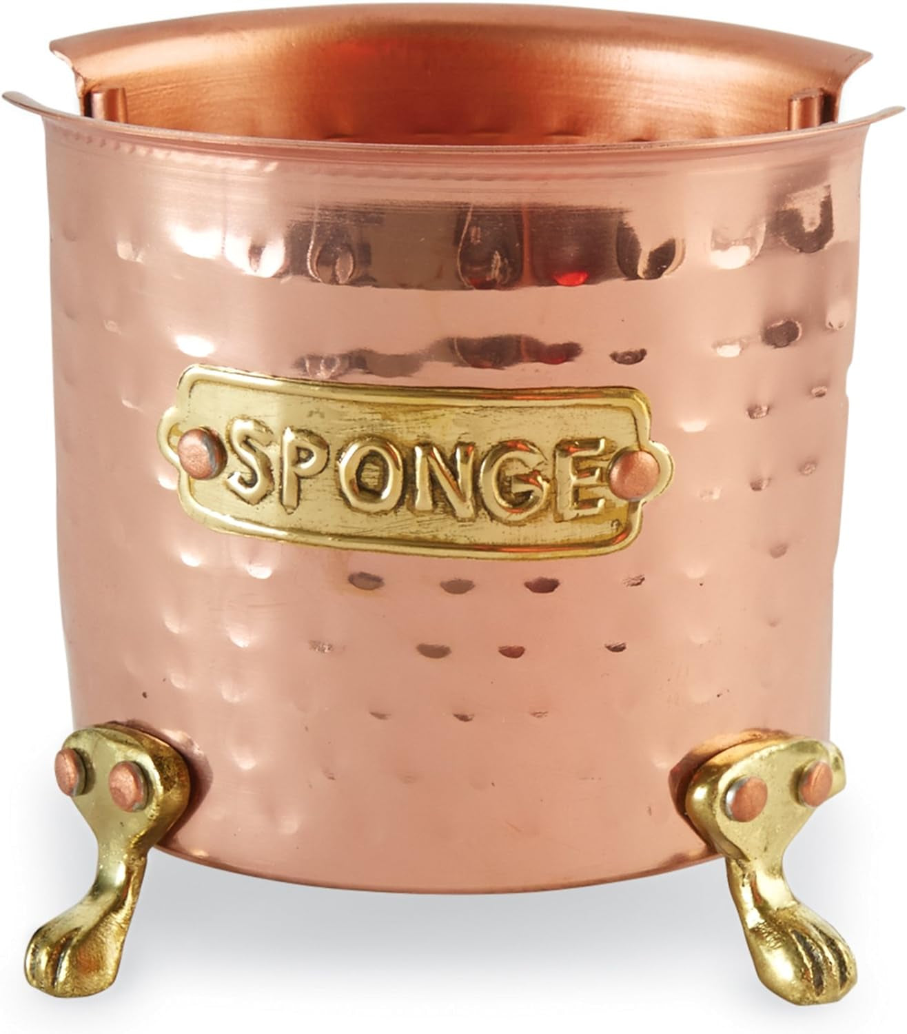 Kitchen Sponge Holder Caddy, Copper