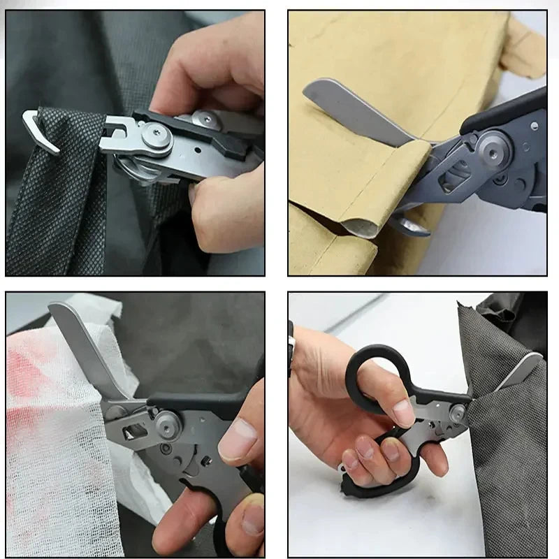 Multifunction Leatherman Raptors First Aid Tactical Folding Scissors Outdoor Survival Tool Combination Tactical Scissors