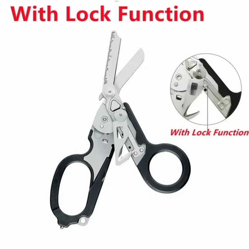 Multifunction Leatherman Raptors First Aid Tactical Folding Scissors Outdoor Survival Tool Combination Tactical Scissors