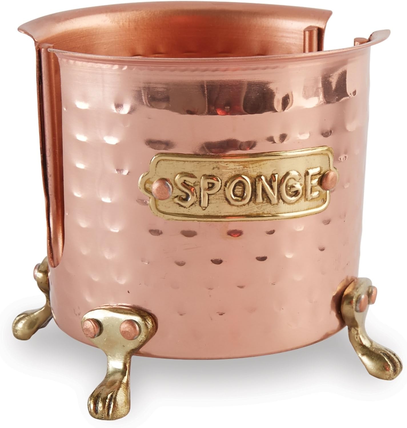 Kitchen Sponge Holder Caddy, Copper