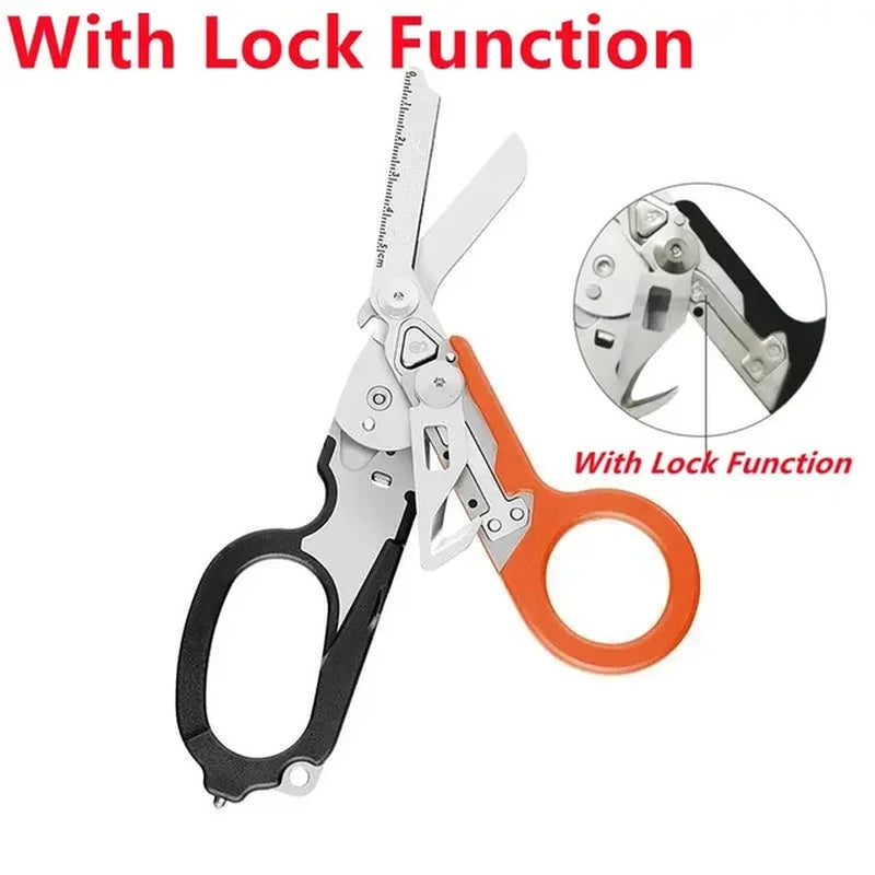 Multifunction Leatherman Raptors First Aid Tactical Folding Scissors Outdoor Survival Tool Combination Tactical Scissors